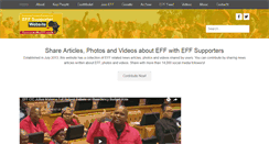 Desktop Screenshot of economicfreedomfighters.org